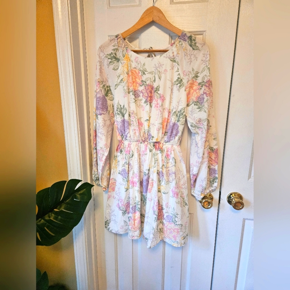 Floral Long Sleeve Dress